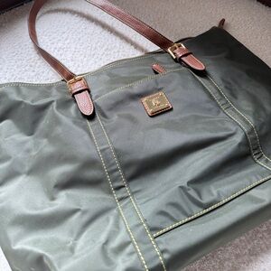 Ralph Lauren Green Nylon Tote